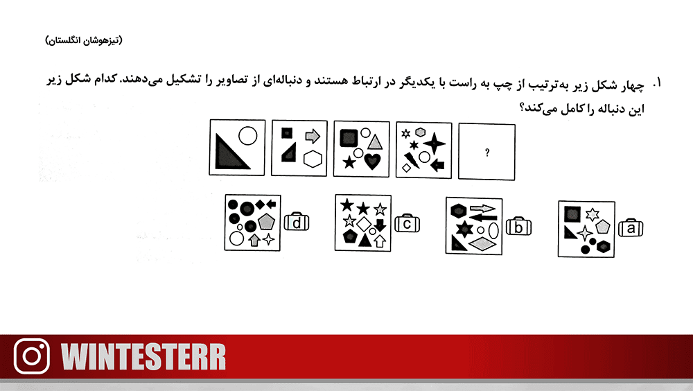 تست هوش تصویری